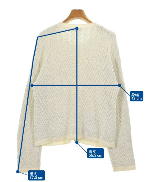 a day in the life UNITED ARROWS（アデイインザライフユナイテッドアローズ）カーディガン 白 サイズ:-(L位) レディース/2200707236018
