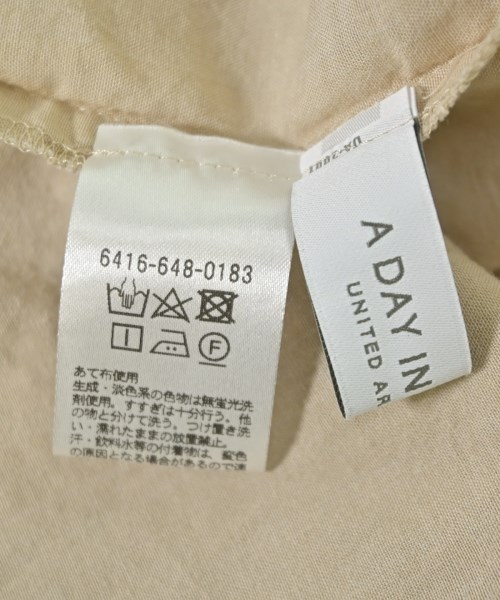 a day in the life UNITED ARROWS（アデイインザライフユナイテッドアローズ）ブラウス ベージュ サイズ:F レディース/2200703224033