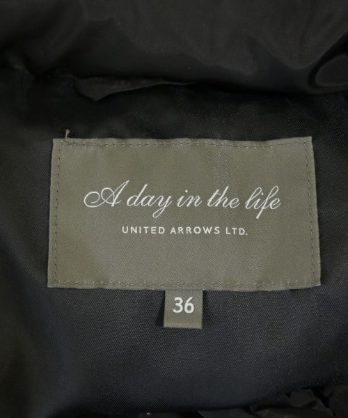 a day in the life UNITED ARROWS（アデイインザライフユナイテッドアローズ）ダウンジャケット/ダウンベスト 黒 サイズ:F レディース/2200705066037