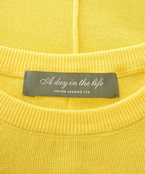 a day in the life UNITED ARROWS（アデイインザライフユナイテッドアローズ）ベスト 黄 サイズ:F レディース/2200706002263