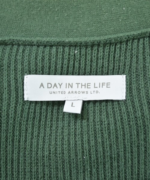a day in the life UNITED ARROWS（アデイインザライフユナイテッドアローズ）カーディガン 緑 サイズ:L メンズ/2200659423047