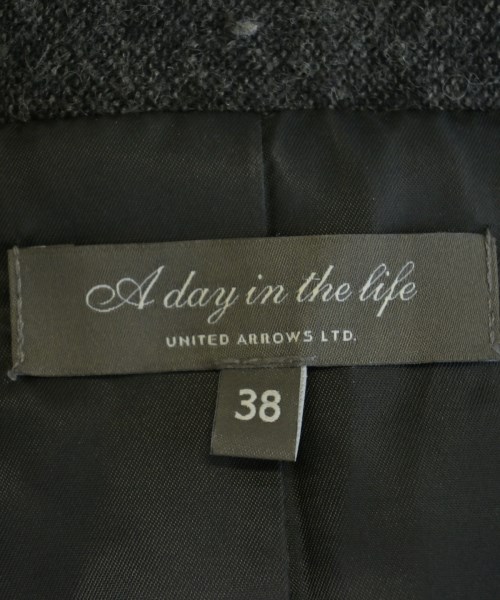 a day in the life UNITED ARROWS（アデイインザライフユナイテッドアローズ）ノーカラージャケット グレー サイズ:38(M位) レディース/2200661280034