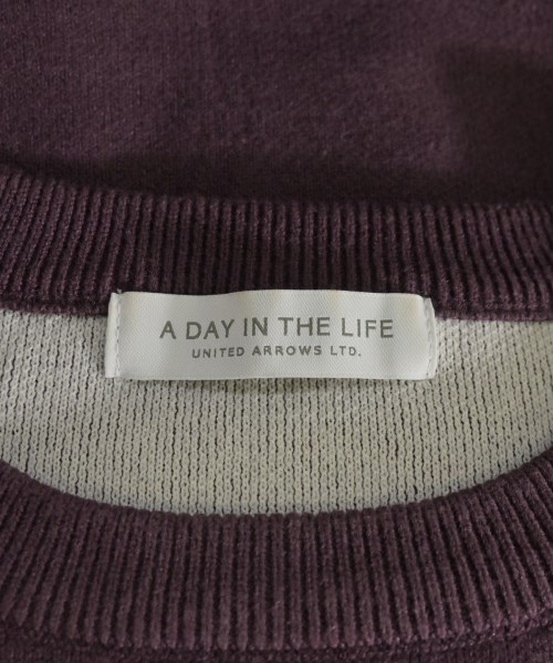 a day in the life UNITED ARROWS（アデイインザライフユナイテッドアローズ）ニット・セーター 紫 サイズ:F レディース/2200665082108