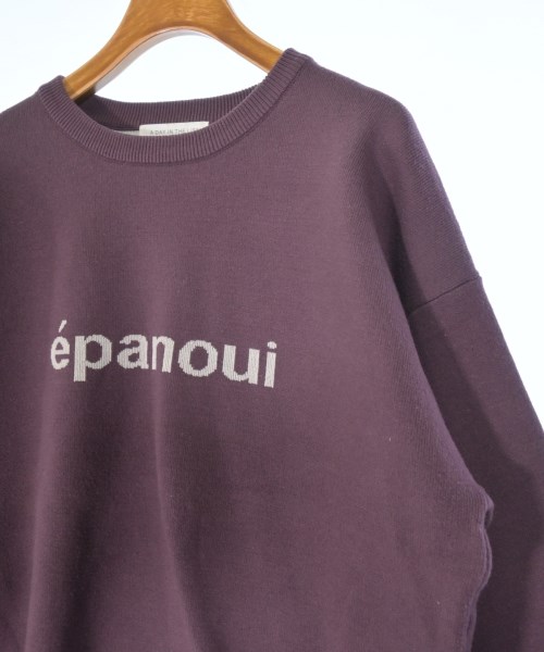 a day in the life UNITED ARROWS（アデイインザライフユナイテッドアローズ）ニット・セーター 紫 サイズ:F レディース/2200665082108