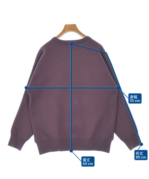 a day in the life UNITED ARROWS（アデイインザライフユナイテッドアローズ）ニット・セーター 紫 サイズ:F レディース/2200665082108