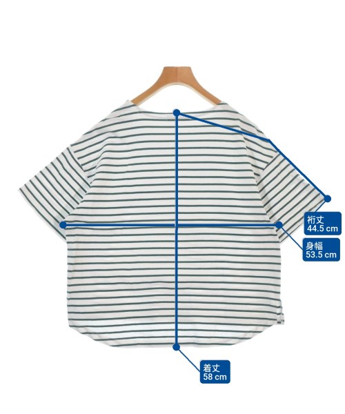 a day in the life UNITED ARROWS（アデイインザライフユナイテッドアローズ）Tシャツ・カットソー 白 サイズ:F レディース/2200666658067