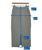 a day in the life UNITED ARROWS（アデイインザライフユナイテッドアローズ）ロング・マキシ丈スカート グレー サイズ:M レディース/2200668052016