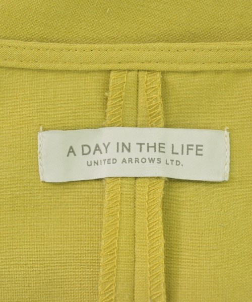 a day in the life UNITED ARROWS（アデイインザライフユナイテッドアローズ）ワンピース 黄 サイズ:F レディース/2200734450081
