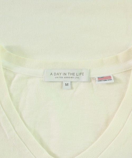a day in the life UNITED ARROWS（アデイインザライフユナイテッドアローズ）Tシャツ・カットソー 白 サイズ:M メンズ/2200726978173