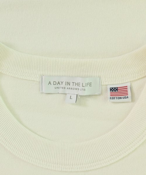 a day in the life UNITED ARROWS（アデイインザライフユナイテッドアローズ）Tシャツ・カットソー 白 サイズ:L メンズ/2200726978180