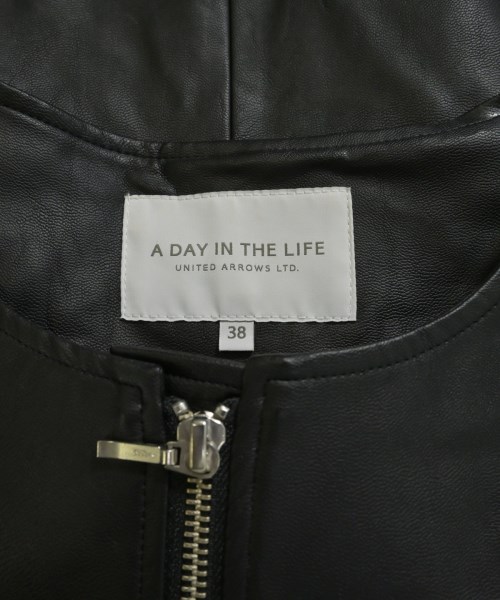 a day in the life UNITED ARROWS（アデイインザライフユナイテッドアローズ）ライダース 黒 サイズ:38(M位) レディース/2200735136045