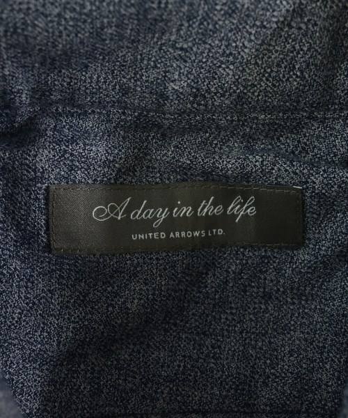 a day in the life UNITED ARROWS（アデイインザライフユナイテッドアローズ）カジュアルシャツ 青 サイズ:M メンズ/2200736428026