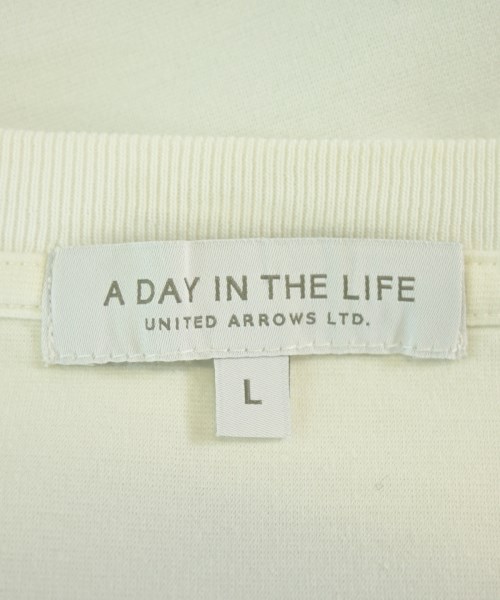 a day in the life UNITED ARROWS（アデイインザライフユナイテッドアローズ）Tシャツ・カットソー 白 サイズ:L メンズ/2200736428156