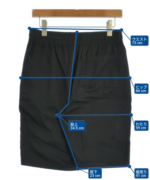 a day in the life UNITED ARROWS（アデイインザライフユナイテッドアローズ）ショートパンツ 黒 サイズ:M レディース/2200717156061