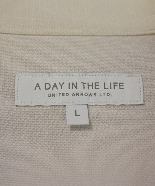 a day in the life UNITED ARROWS（アデイインザライフユナイテッドアローズ）カジュアルシャツ ベージュ サイズ:L メンズ/2200717878062