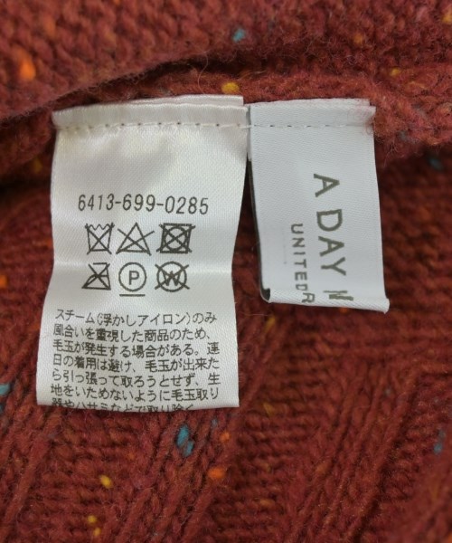a day in the life UNITED ARROWS（アデイインザライフユナイテッドアローズ）ニット・セーター オレンジ サイズ:F レディース/2200721958019