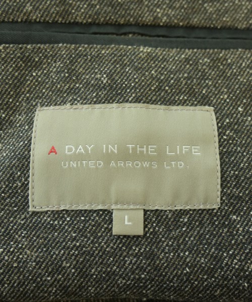 a day in the life UNITED ARROWS（アデイインザライフユナイテッドアローズ）テーラードジャケット 茶 サイズ:L メンズ/2200682583015