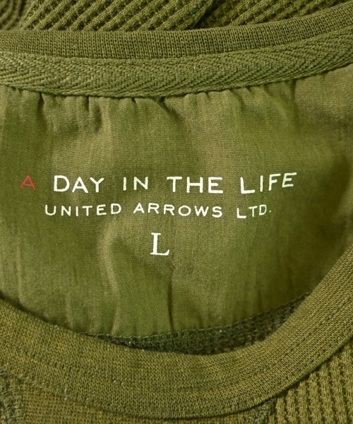 a day in the life UNITED ARROWS（アデイインザライフユナイテッドアローズ）Tシャツ・カットソー カーキ サイズ:L レディース/2200679937029