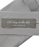 a day in the life UNITED ARROWS（アデイインザライフユナイテッドアローズ）ネクタイ シルバー サイズ:- メンズ/2200681075153