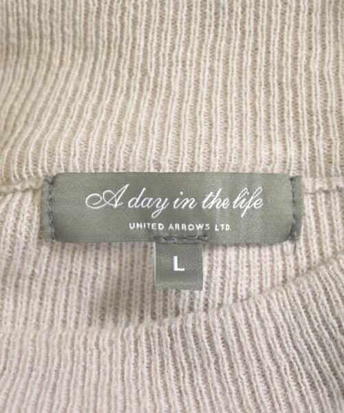 a day in the life UNITED ARROWS（アデイインザライフユナイテッドアローズ）ニット・セーター ベージュ サイズ:L レディース/2200682242035