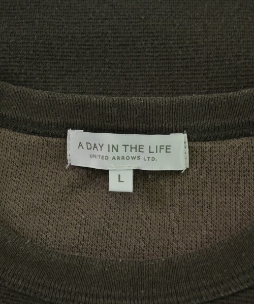a day in the life UNITED ARROWS（アデイインザライフユナイテッドアローズ）Tシャツ・カットソー 茶 サイズ:L メンズ/2200682242059