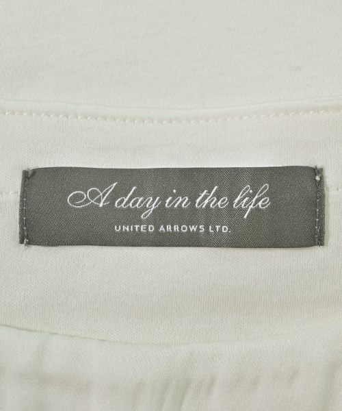 a day in the life UNITED ARROWS（アデイインザライフユナイテッドアローズ）Tシャツ・カットソー 白 サイズ:F レディース/2200687495023