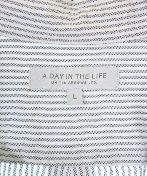 a day in the life UNITED ARROWS（アデイインザライフユナイテッドアローズ）カジュアルシャツ グレー サイズ:L メンズ/2200682871075