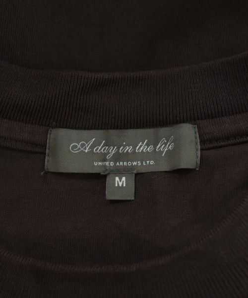 a day in the life UNITED ARROWS（アデイインザライフユナイテッドアローズ）Tシャツ・カットソー 茶 サイズ:M メンズ/2200682496087