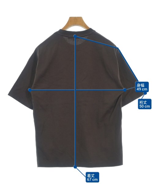 a day in the life UNITED ARROWS（アデイインザライフユナイテッドアローズ）Tシャツ・カットソー 茶 サイズ:M メンズ/2200682496087