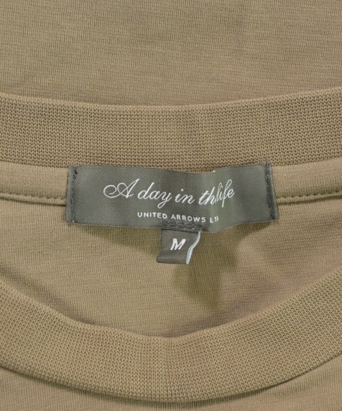 a day in the life UNITED ARROWS（アデイインザライフユナイテッドアローズ）Tシャツ・カットソー ベージュ サイズ:M メンズ/2200686759058