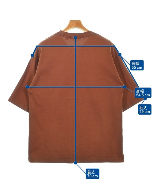 a day in the life UNITED ARROWS（アデイインザライフユナイテッドアローズ）Tシャツ・カットソー 茶 サイズ:L メンズ/2200693153023