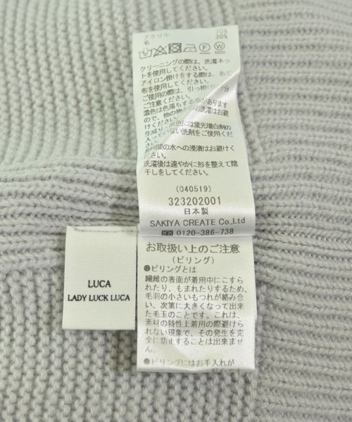 LUCA / LADY LUCK LUCA（ルカレディラックルカ）ニット・セーター グレー サイズ:F レディース/2200714278025