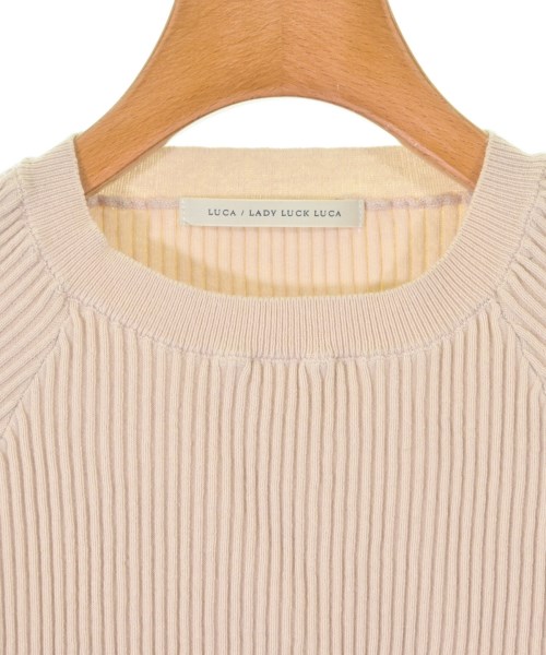 LUCA / LADY LUCK LUCA（ルカレディラックルカ）ニット・セーター ベージュ サイズ:-(S位) レディース/2200635094124