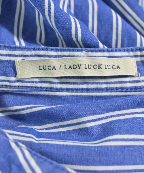LUCA / LADY LUCK LUCA（ルカレディラックルカ）シャツワンピース 青 サイズ:F レディース/2200646049021