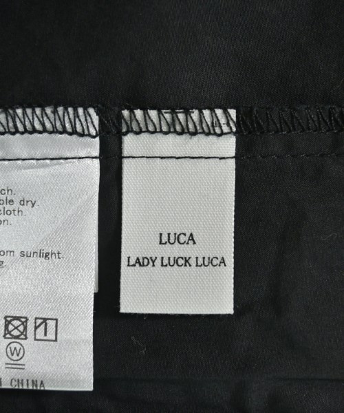 LUCA / LADY LUCK LUCA（ルカレディラックルカ）シャツワンピース 黒 サイズ:F レディース/2200643059047