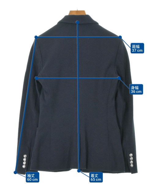 LAUREN Ralph Lauren（ローレンラルフローレン）テーラードジャケット 紺 サイズ:XS レディース/2200632320622