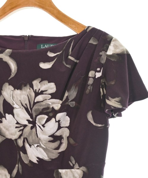 LAUREN Ralph Lauren（ローレンラルフローレン）ワンピース 紫 サイズ:00(XS位) レディース/2200632320684