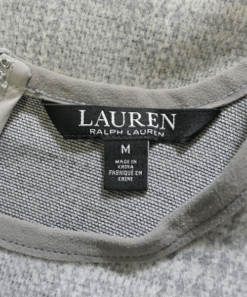 LAUREN Ralph Lauren（ローレンラルフローレン）ワンピース グレー サイズ:M レディース/2200636180031