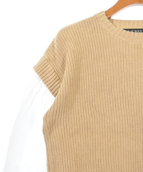 LAUREN Ralph Lauren（ローレンラルフローレン）ニット・セーター ベージュ サイズ:XXS レディース/2200628369086
