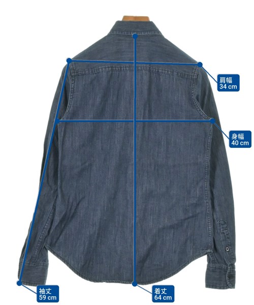 LAUREN Ralph Lauren（ローレンラルフローレン）カジュアルシャツ 紺 サイズ:XXS レディース/2200642181374