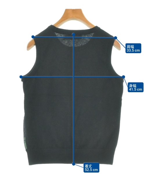 LAUREN Ralph Lauren（ローレンラルフローレン）ベスト 黒 サイズ:S レディース/2200620336093