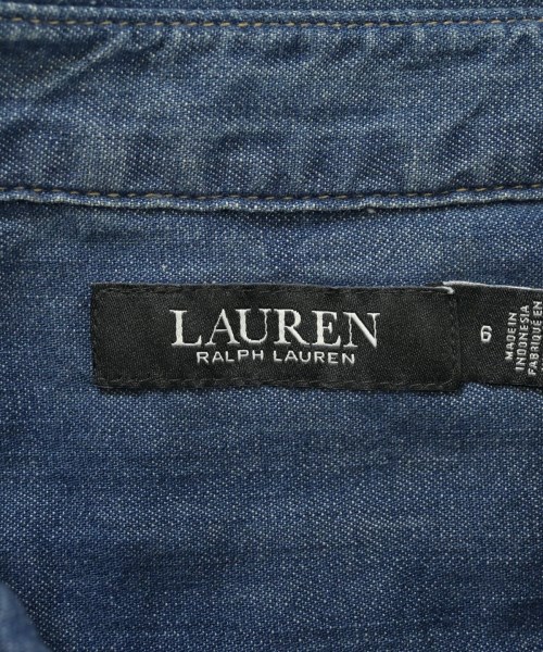 LAUREN Ralph Lauren（ローレンラルフローレン）シャツワンピース 紺 サイズ:F レディース/2200631462040