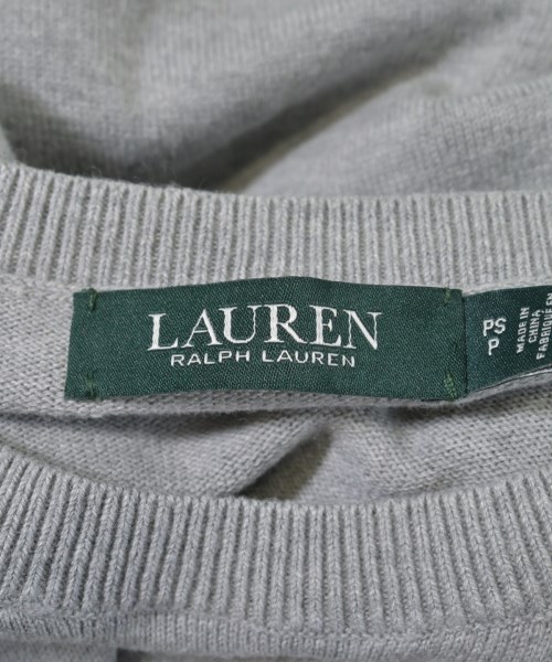 LAUREN Ralph Lauren（ローレンラルフローレン）ニット・セーター グレー サイズ:S レディース/2200603646010