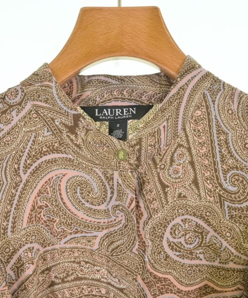 LAUREN Ralph Lauren（ローレンラルフローレン）ワンピース 茶 サイズ:2(M位) レディース/2200605149014