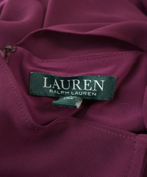 LAUREN Ralph Lauren（ローレンラルフローレン）ワンピース 赤 サイズ:4(XL位) レディース/2200673055071