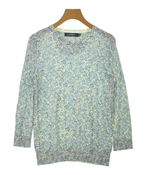 LAUREN Ralph Lauren(ローレンラルフローレン)ニット・セーター 青 サイズ:S/2200670641017