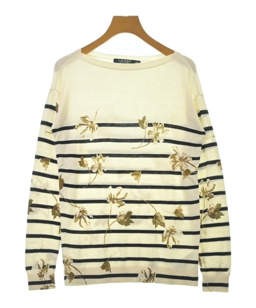 LAUREN Ralph Lauren(ローレンラルフローレン)ニット・セーター 白 サイズ:S/2200670641024