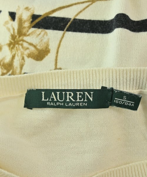 LAUREN Ralph Lauren（ローレンラルフローレン）ニット・セーター 白 サイズ:S レディース/2200670641024