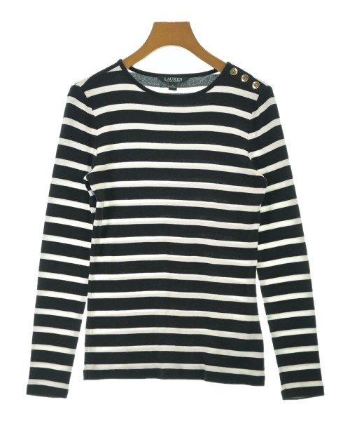 LAUREN Ralph Lauren(ローレンラルフローレン)Tシャツ・カットソー 黒 サイズ:S/2200670641031