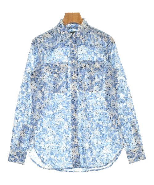 LAUREN Ralph Lauren(ローレンラルフローレン)ブラウス 青 サイズ:XS/2200670641048